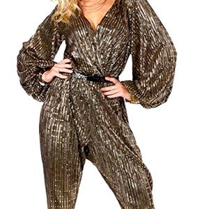 New Diva jump suit gold medium